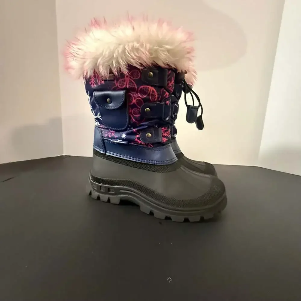DREAM PAIRS KSNOW Girls Waterproof Winter Snow Boots‎ Size 12